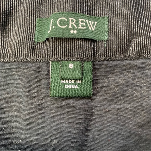 J. Crew Black Scallop Lace Mini Skirt - Picture 7 of 7